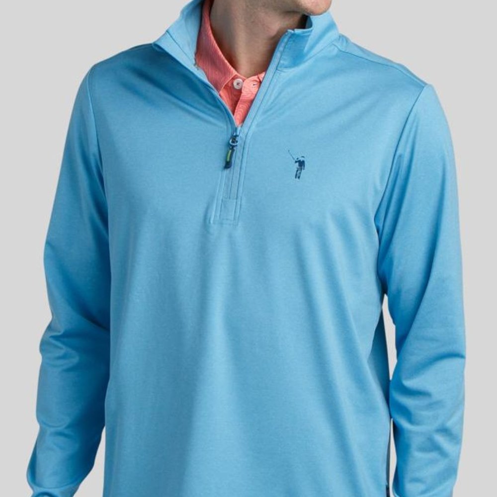 XL William Murray Chip Shot Pullover - Sky Blue